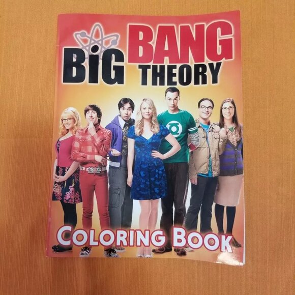 The Big Bang Theory Coloring Book, Mini Journal Notebook and T-Shirt - BBT - New - Picture 2 of 7